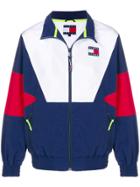 Tommy Jeans Colour Block Zipped Jacket - Multicolour