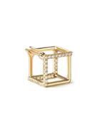 Shihara Diamond Square Earring 7 (03) - Metallic