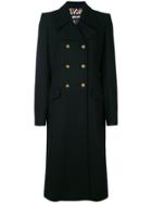 Just Cavalli Double Breasted Coat - Black
