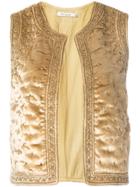 Mes Demoiselles Embellished Waistcoat - Nude & Neutrals