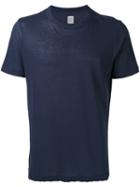 Eleventy Crew-neck T-shirt, Men's, Size: Xxl, Blue, Cotton