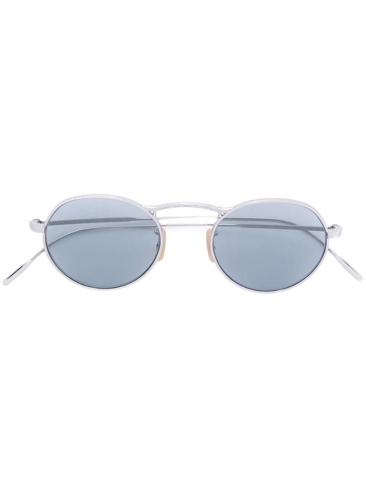 Oliver Peoples M-4 30th Round Frame Sunglasses - Metallic