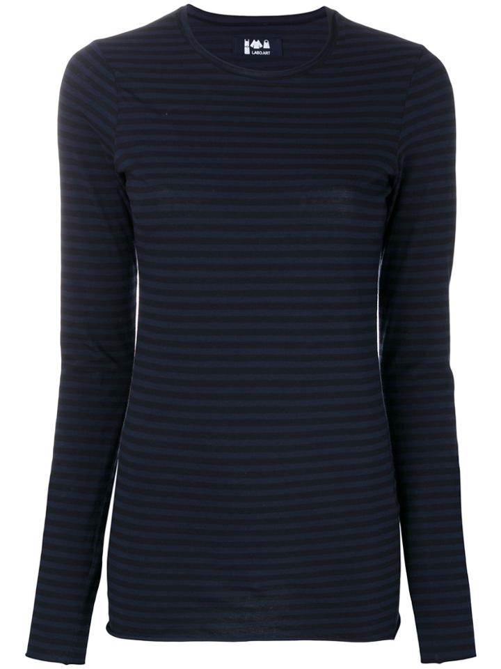 Labo Art Striped T-shirt - Blue
