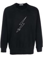 Givenchy Lightning Bolt Sweatshirt - Black