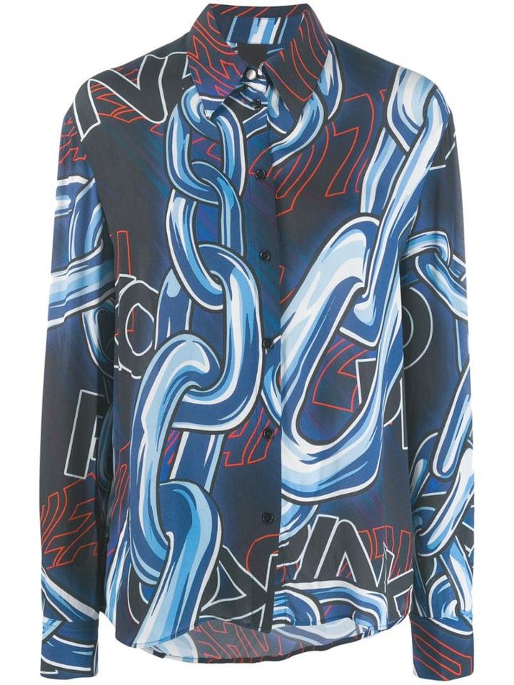 Pinko Graffiti Blouse - Blue