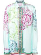 Versace Collection All-over Print Shirt - Blue