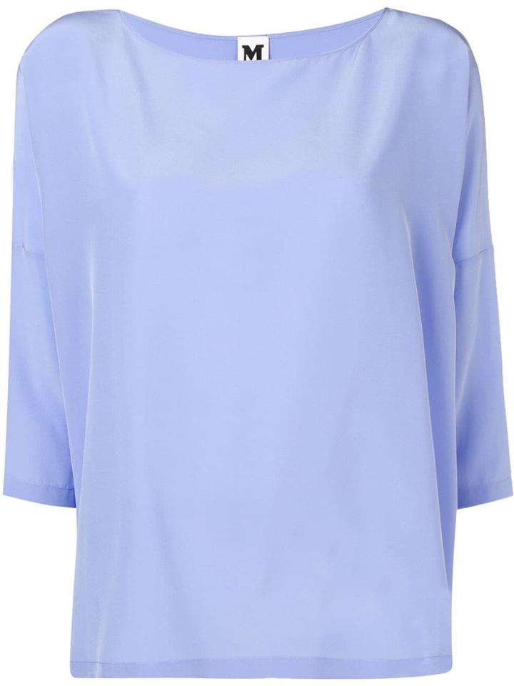 M Missoni Round-neck Blouse - Blue