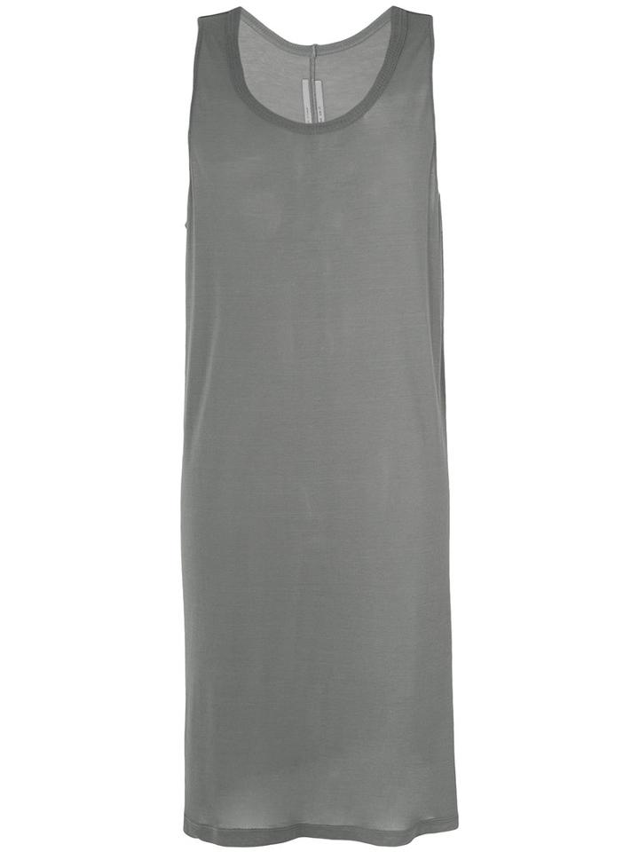 Rick Owens - Cyclops Tank Top - Men - Silk/viscose - M, Grey, Silk/viscose