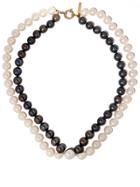 Tasaki 18kt Yellow Gold Sliced Freshwater Pearl Necklace