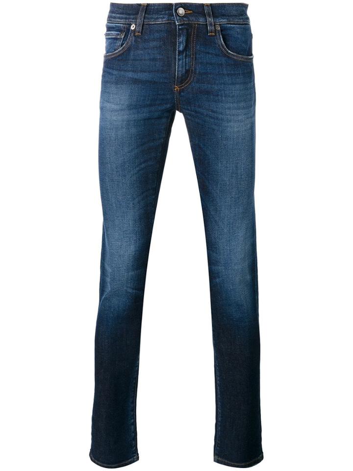 Dolce & Gabbana Pineapple Tapered Jeans - Blue