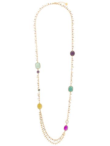 Gas Bijoux Serti Pondicherie Long Necklace - Metallic