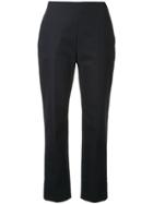 Delpozo Straight Leg Trousers - Black