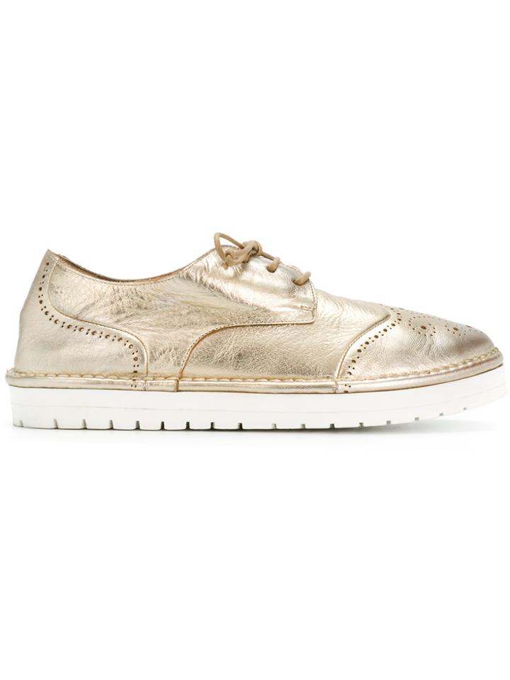 Marsèll Flatform Brogues - Metallic
