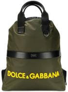 Dolce & Gabbana Logo Backpack - Green