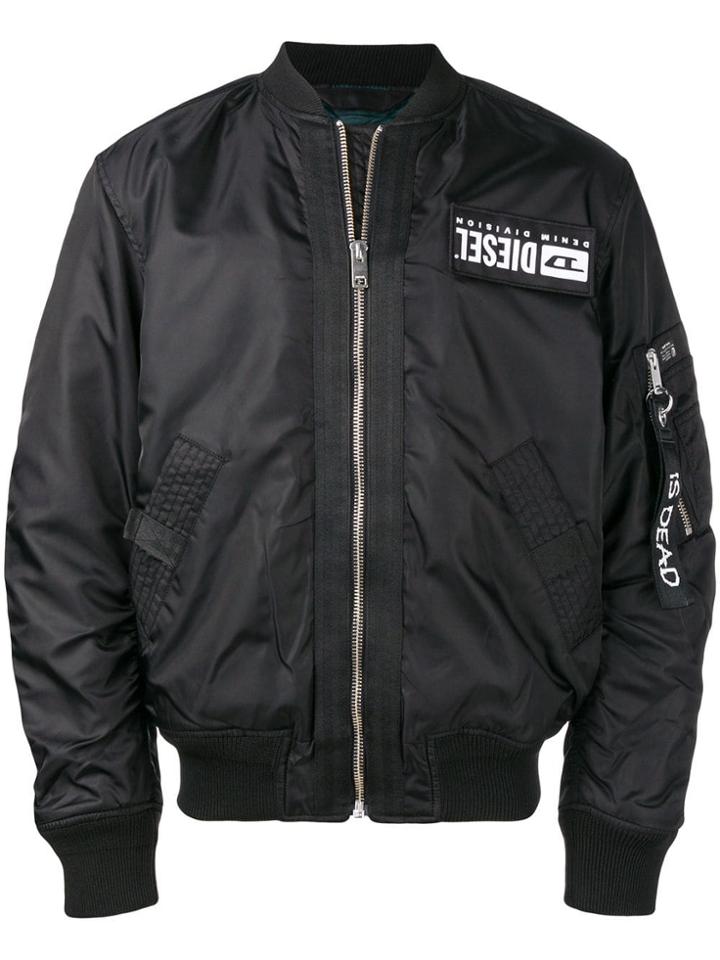 Diesel Hc-j-souly-a Bomber Jacket - Black