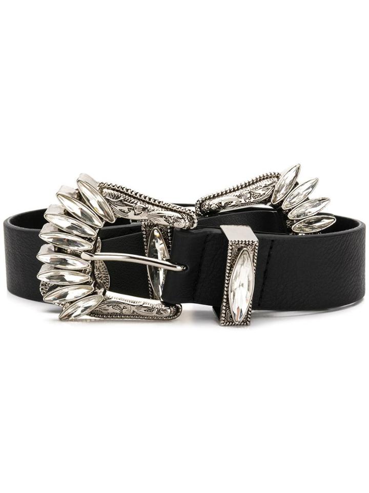 B-low The Belt Frank Crystal Belt - Black