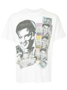 Fake Alpha Vintage Elvis Presley Print T-shirt - White
