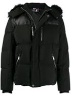 Plein Sport Hooded Zipped Jacket - Black
