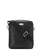 Baldinini Embossed Logo Plaque Messenger Bag - Black