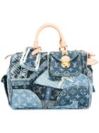 Louis Vuitton Pre-owned Speedy 30 Denim Tote - Blue