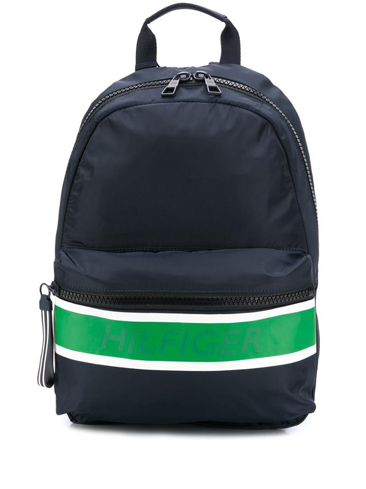 Tommy Hilfiger Contrast Stripe Backpack - Blue