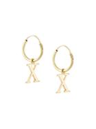 Wouters & Hendrix Gold 18kt Yellow Gold 'x' Earrings, Women's, Metallic
