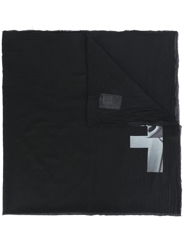 Lost & Found Rooms Printed Oversized Scarf - Nude & Neutrals