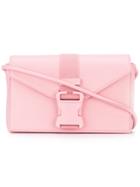 Christopher Kane Safety Buckle Devine Shoulder Bag - Pink & Purple