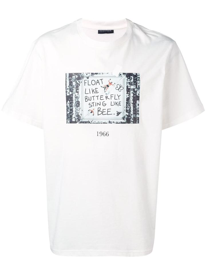 Throwback. Floating Print T-shirt - White