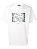 Throwback. Floating Print T-shirt - White