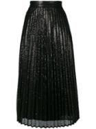 Twin-set - Pleated Skirt - Women - Polyamide/polyester - 42, Black, Polyamide/polyester