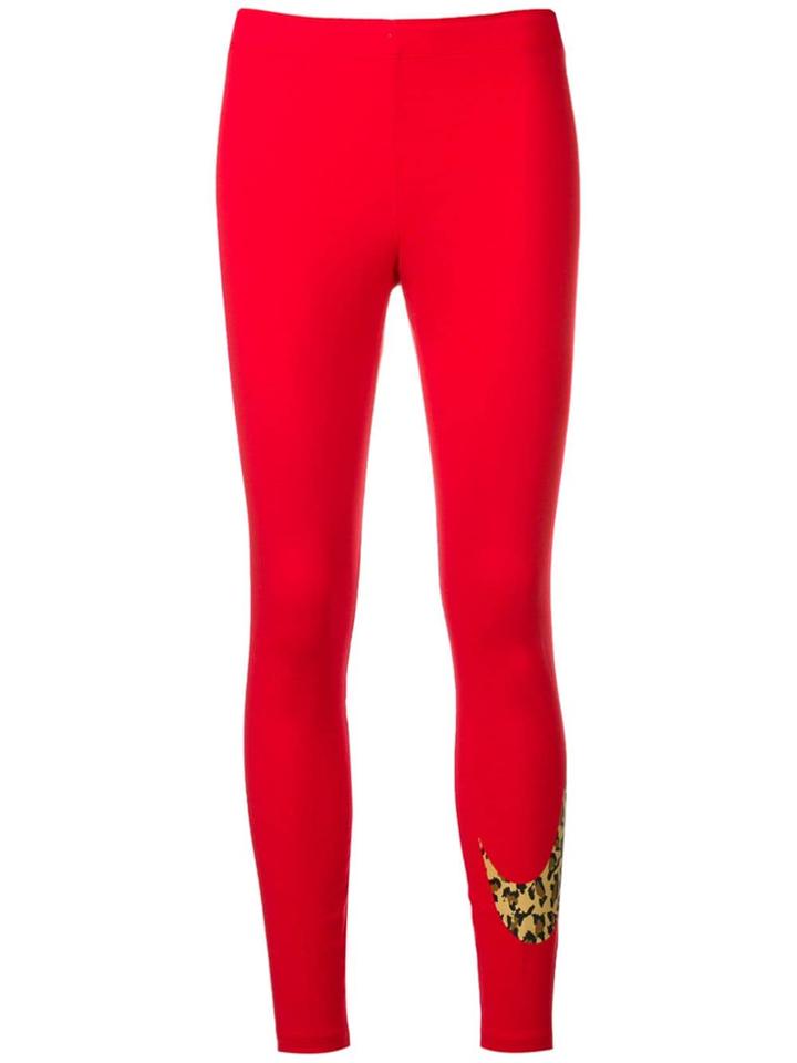 Nike Logo Leggings - Red