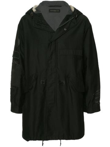 Roarguns Appliqué Parka - Black