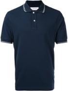 Contrast Trim Polo Shirt - Men - Cotton/spandex/elastane - L, Blue, Cotton/spandex/elastane, Cerruti 1881