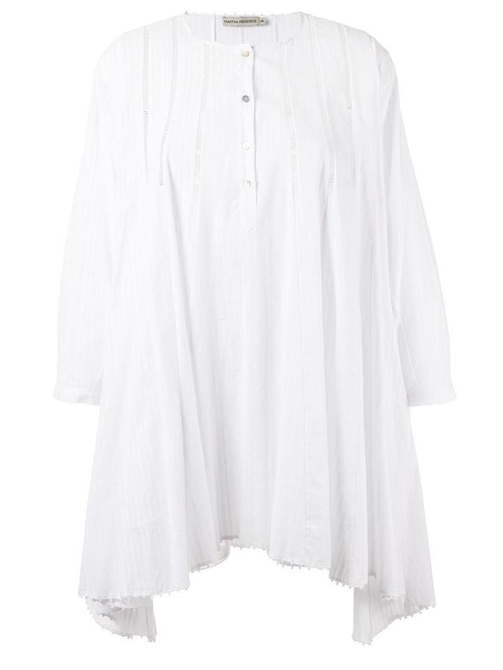 Martha Medeiros Dine Beach Dress, Women's, Size: G, White, Cotton