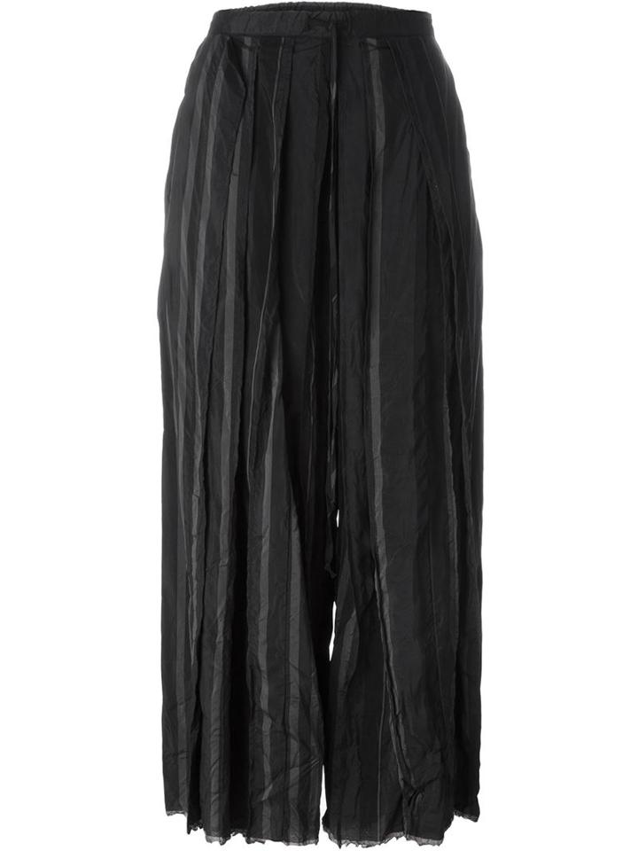 Lost And Found Accordian Pleated Cropped Trousers