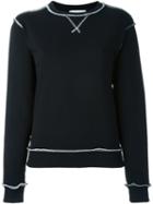 J.w. Anderson Back Logo Sweatshirt, Women's, Size: 6, Black, Cotton