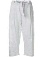 La Fileria For D'aniello Tie Waist Trousers - Grey