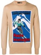 Love Moschino Ski Knit Sweater - Brown