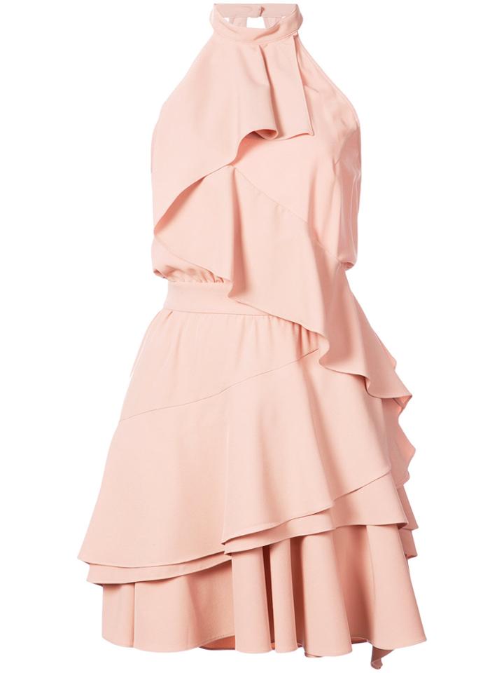 Marissa Webb Halterneck Dress - Pink & Purple