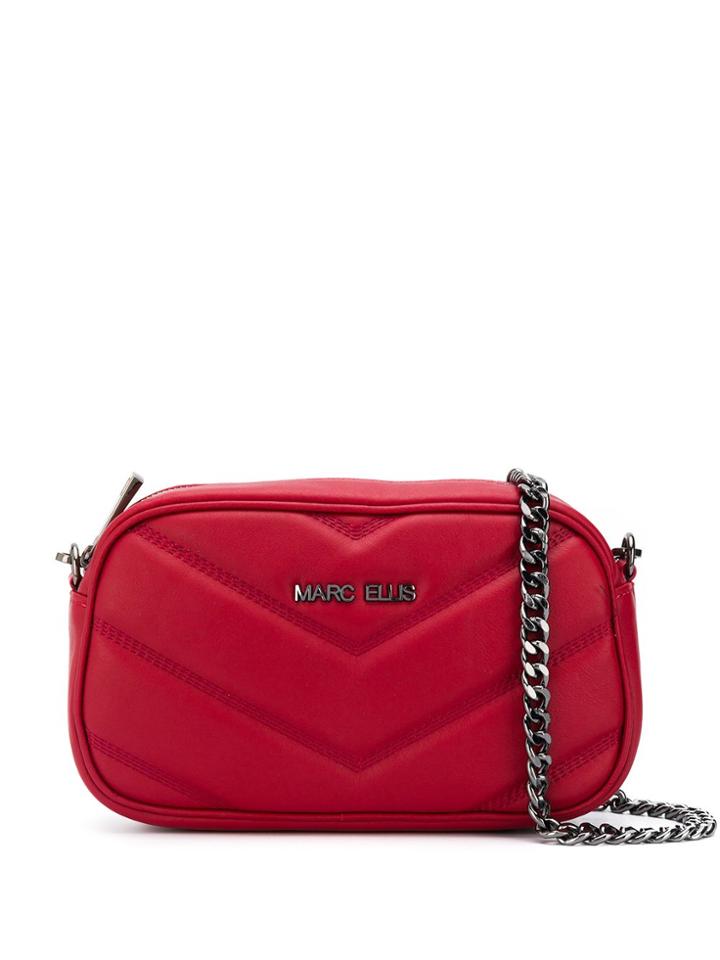 Marc Ellis Quilted Crossbody Bag - Red