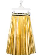 Dkny Kids Teen Pleated Skirt - Gold