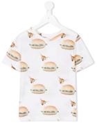Caroline Bosmans Burger Print T-shirt - White