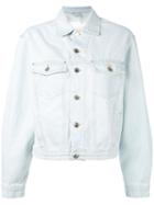 Iro - Back Shredded Denim Jacket - Women - Cotton - 34, Blue, Cotton