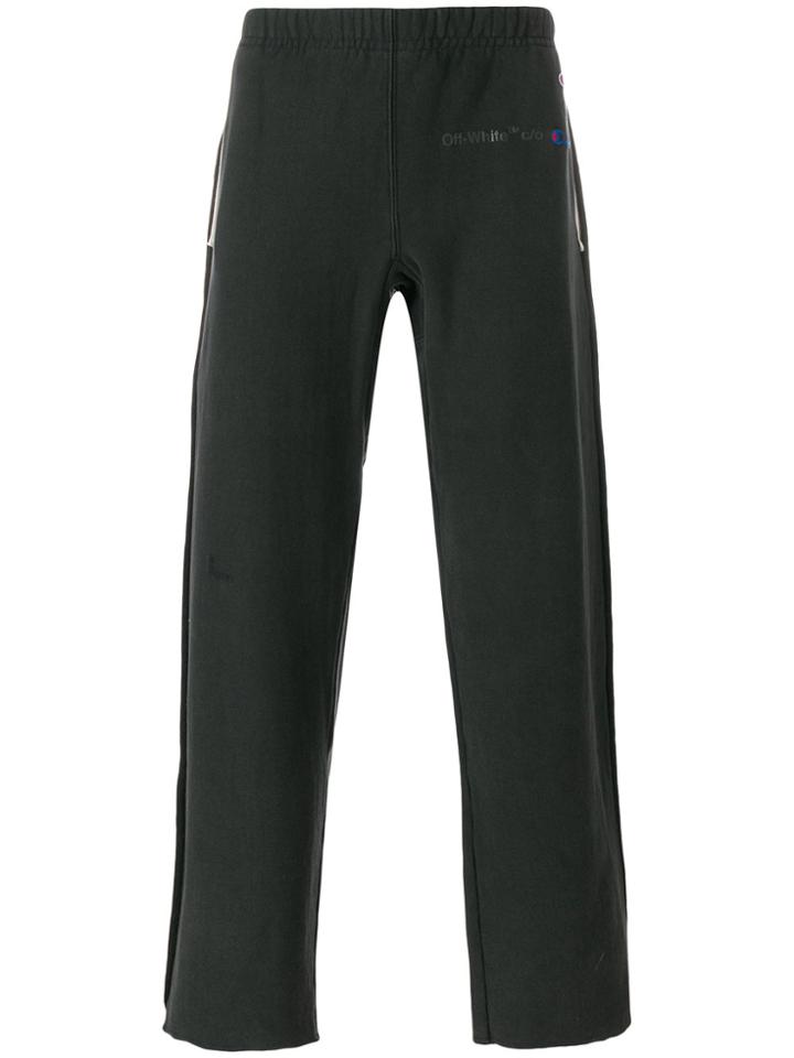 Off-white Arrow Print Track Pants - Black