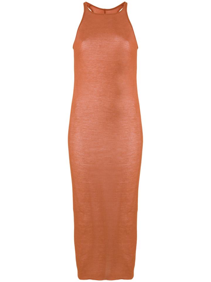 Rick Owens Tank Dress - Yellow & Orange
