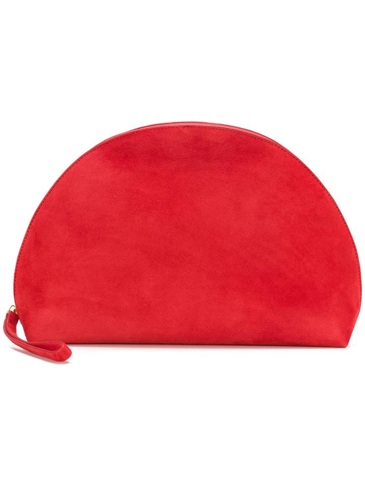 Mansur Gavriel Moon Clutch - Red