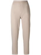 P.a.r.o.s.h. Casual Tapered Trousers - Nude & Neutrals