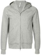 Attachment Raglan Sleeve Hoodie - Grey