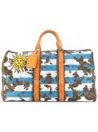 Jay Ahr Uruguay Flag Vintage Louis Vuitton Keepall - Brown